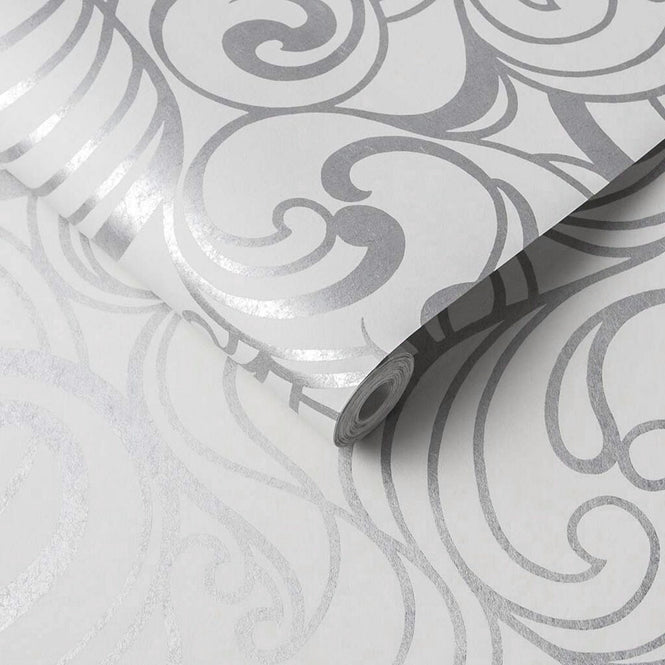 【限定数】輸入壁紙 Graham & Brown / HULA SWIRL GHOST 105271