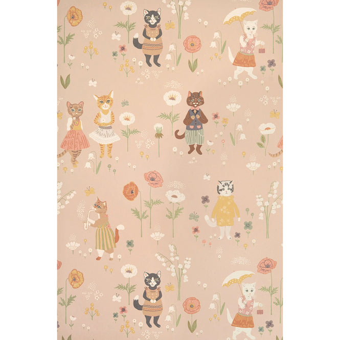 【限定数】輸入壁紙 Majvillan / VINTAGE JOURNEY / Catwalk Sweet pink 153-03