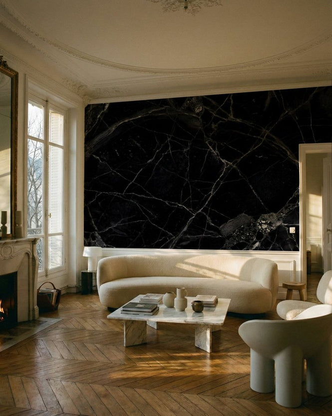 PHOTOWALL / Black Marbling (e318192)