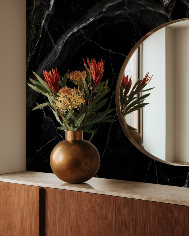 PHOTOWALL / Black Marbling (e318192)