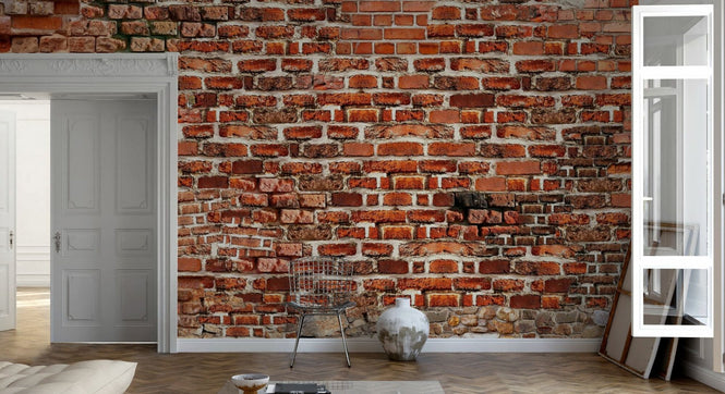 PHOTOWALL / Collapsed and Repaired Brick Wall (e328443)