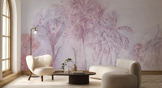 PHOTOWALL / Thicket - Mauve Wine (e92762)