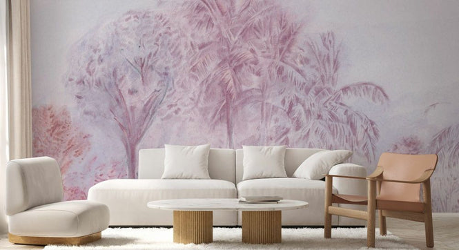 PHOTOWALL / Thicket - Mauve Wine (e92762)