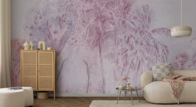 PHOTOWALL / Thicket - Mauve Wine (e92762)