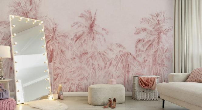 PHOTOWALL / Wildwood - Burgundy Crayon (e92765)