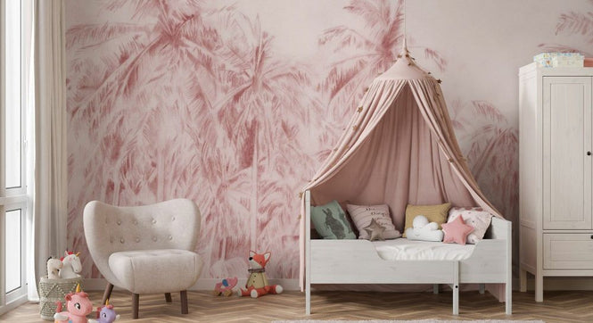PHOTOWALL / Wildwood - Burgundy Crayon (e92765)
