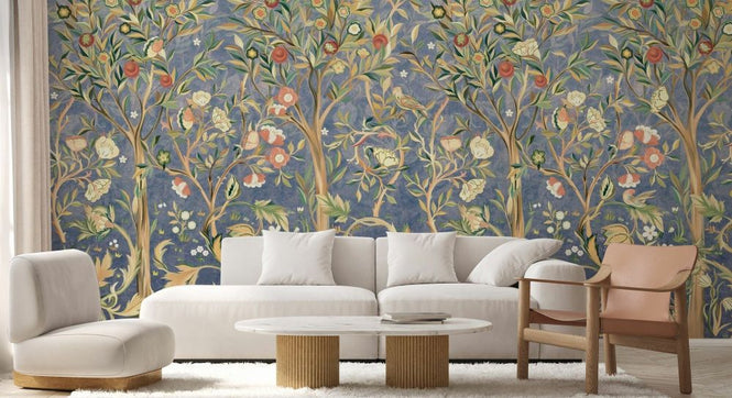 PHOTOWALL / Bird and Floral Collage IV (e92772)