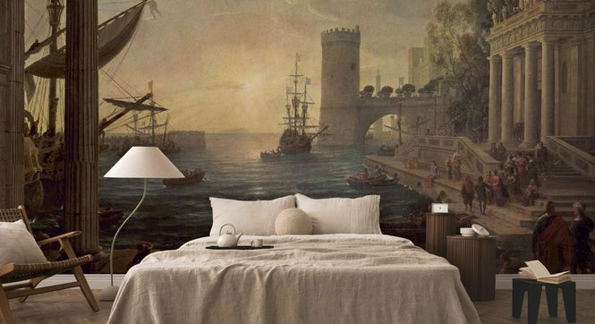 PHOTOWALL / Embarkation of the Queen of Sheba (e92797)