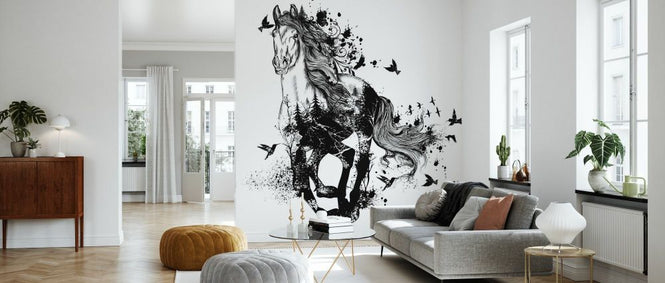 PHOTOWALL / Beautiful Horse Abstract (e92822)