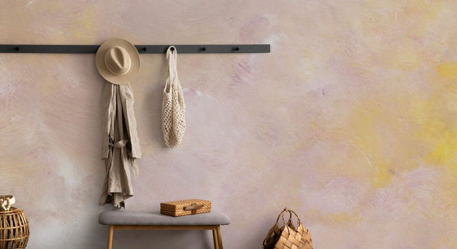 PHOTOWALL / Apricot and Mauve Oil Texture (e92926)