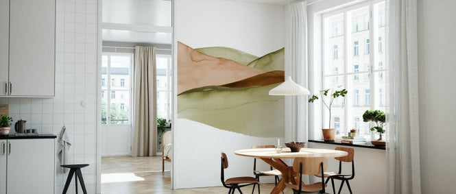 PHOTOWALL / Boho Watercolour Landscape (e93052)