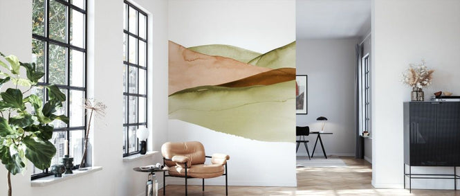 PHOTOWALL / Boho Watercolour Landscape (e93052)
