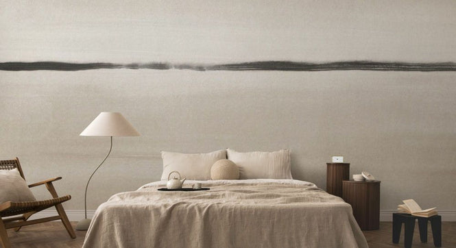 PHOTOWALL / Minimalist Abstract Landscape - Beige Tones (e93058)