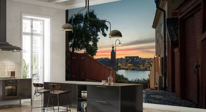 PHOTOWALL / Evening View of Stockholm (e93094)