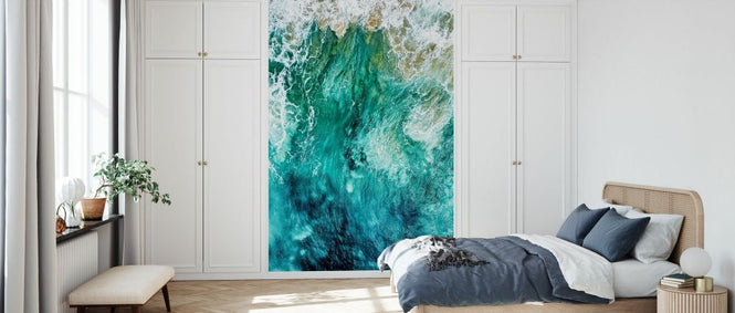 PHOTOWALL / Aerial Summer - Aqua Waves (e93127)
