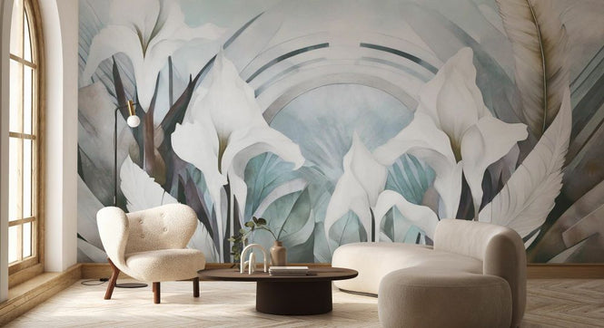 PHOTOWALL / Irises and Feathers II (e93718)