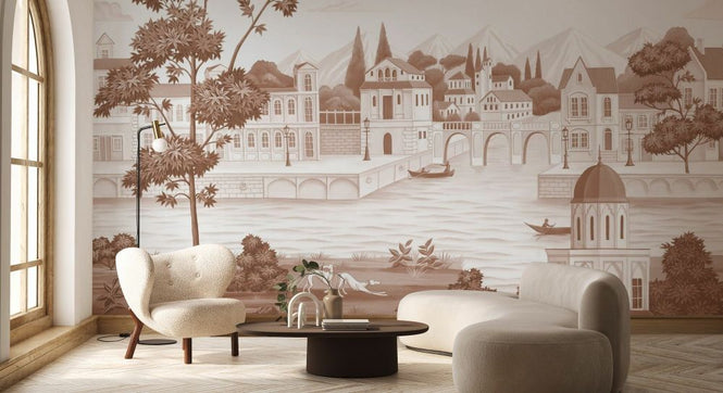 PHOTOWALL / By the River - Sepia (e94140)