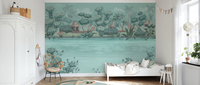 PHOTOWALL / Quiet Lake - Green (e94314)