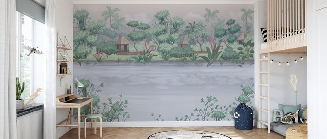 PHOTOWALL / Quiet Lake - Violet (e94319)