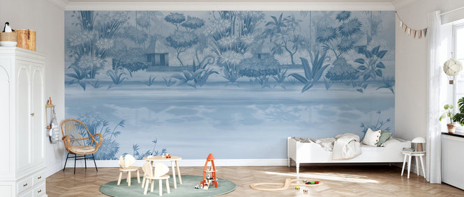 PHOTOWALL / Quiet Lake - Blue Tone (e94329)