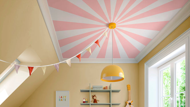 PHOTOWALL / Circus - Rectangle - Bright Pink (e94347)