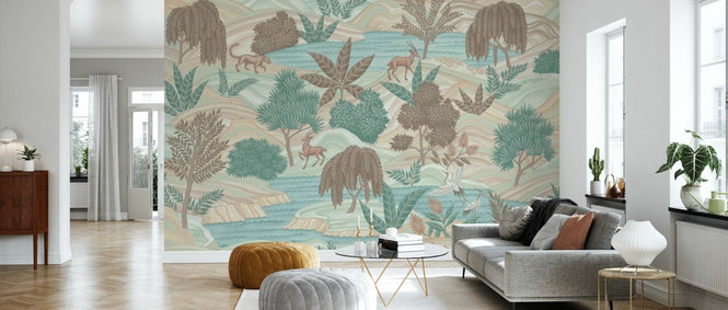 PHOTOWALL / Jungle World Fresco - Brown (e94716)