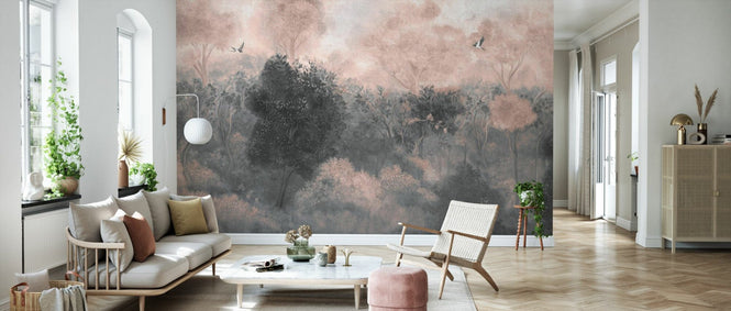 PHOTOWALL / Romantic Landscape - Pink (e94742)