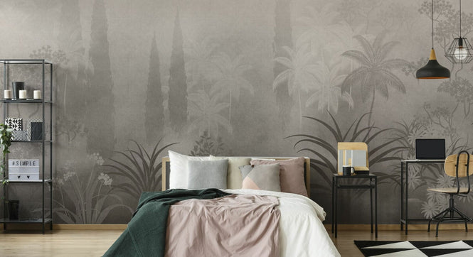 PHOTOWALL / Moonlit Serenity II - Grey (e94758)