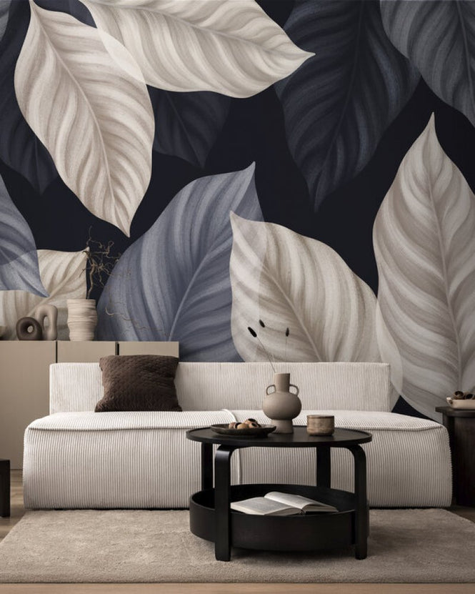 PHOTOWALL / Leaves Blue (e94952)