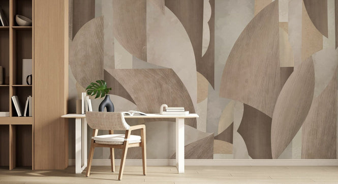 PHOTOWALL / Abstract Forms - Brown (e95084)