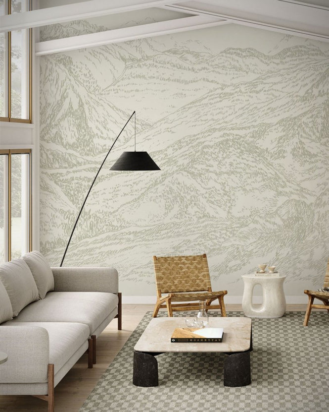 PHOTOWALL / Horizons - Chalky Sage (e98200)