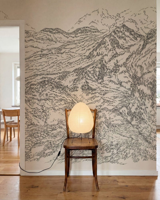 PHOTOWALL / Horizons - Almond Taupe (e98211)
