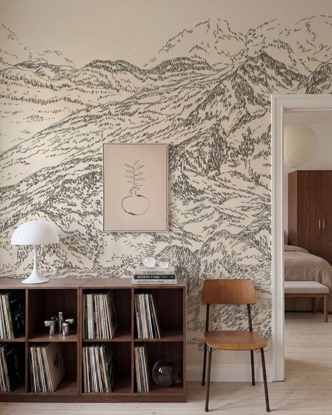 PHOTOWALL / Horizons - Almond Taupe (e98211)