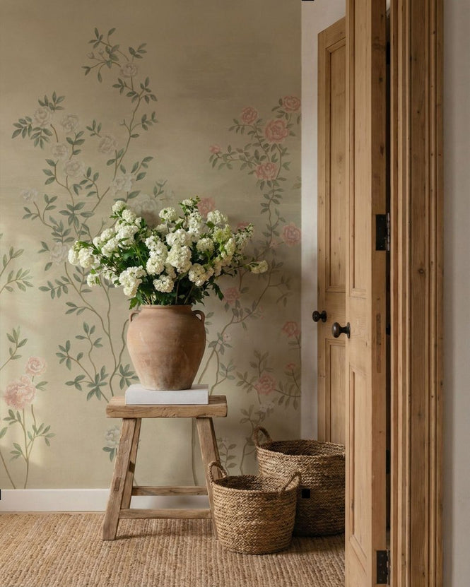 PHOTOWALL / Rosevine - Botanical Linen (e98212)