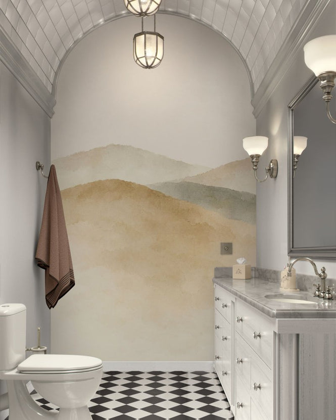 PHOTOWALL / Watercolour Mountains (e98218)