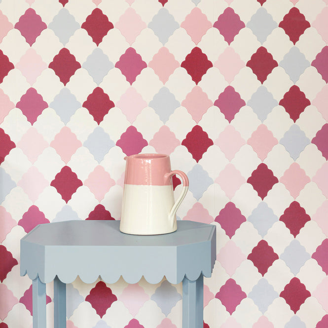 Barneby Gates / Quilted Harlequin Patchwork Rose BG2800101