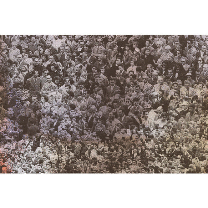 輸入壁紙 Andy Warhol / CROWD (Where's Warhol) / Licorice on Chrome Mylar