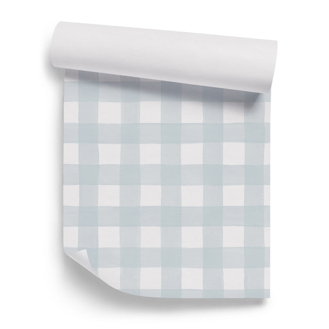 輸入壁紙 Sian Zeng / Gingham Wallpaper / Blue GINGHAMBLUE