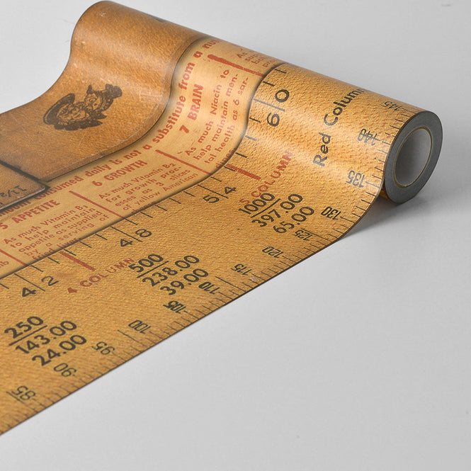 マステ感覚で貼る壁紙 【EASY WALL TAPE®︎】NLXL / Printed Rulers Small B ENX02