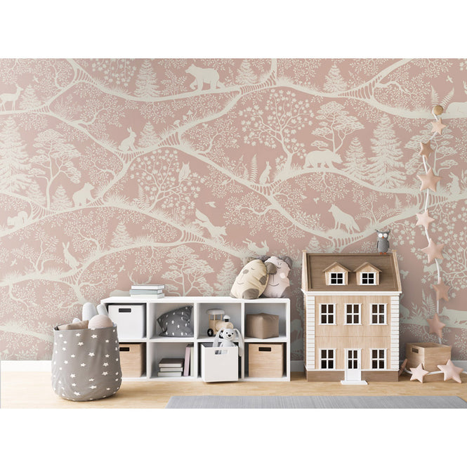 Oliver Robins / Nordic Nature - pink white W17763