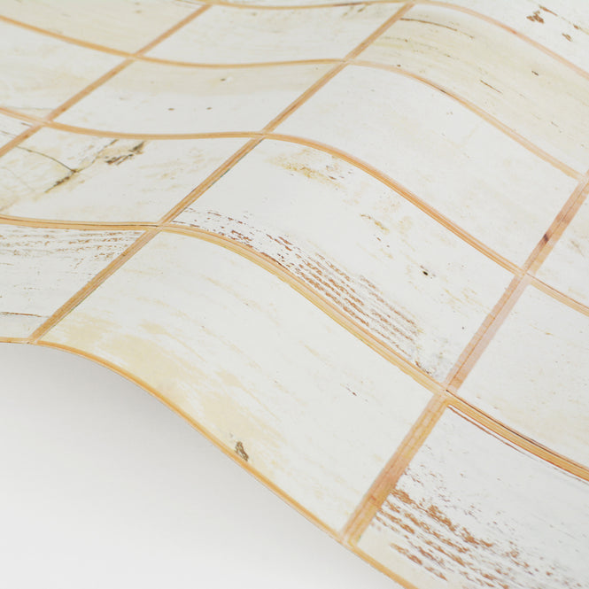 Waste Tiles Wallpaper by Piet Hein Eek / White PHE-26