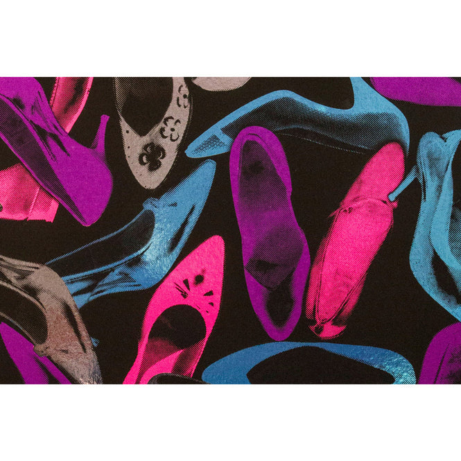 輸入壁紙 Andy Warhol / SHOES / Gemstone on Chrome Mylar