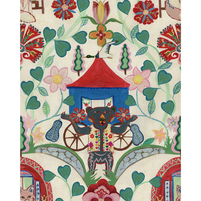 輸入壁紙 MINDTHEGAP / TRANSYLVANIAN RHAPSODY / GYPSY FAIRYTALE Cream WP20916