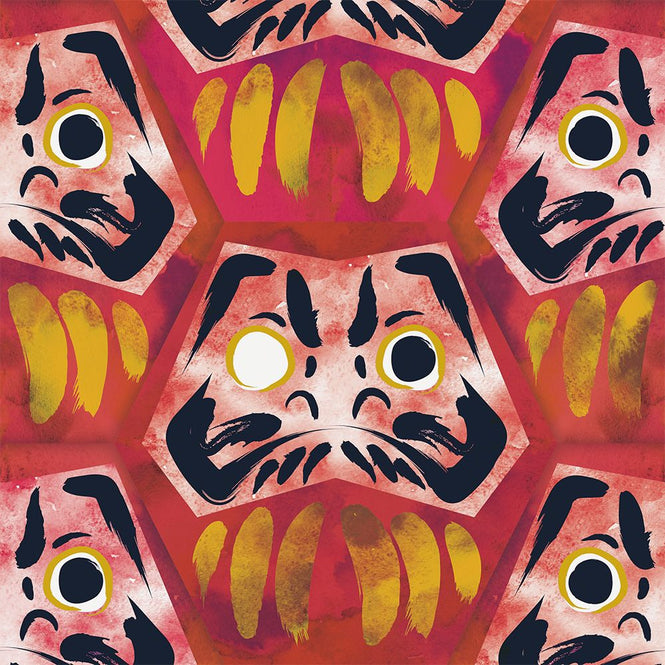 【WALLTZ】ハシジュンコ / Daruma kikko ko NWZ-DKKO (49cm×3mサイズ)