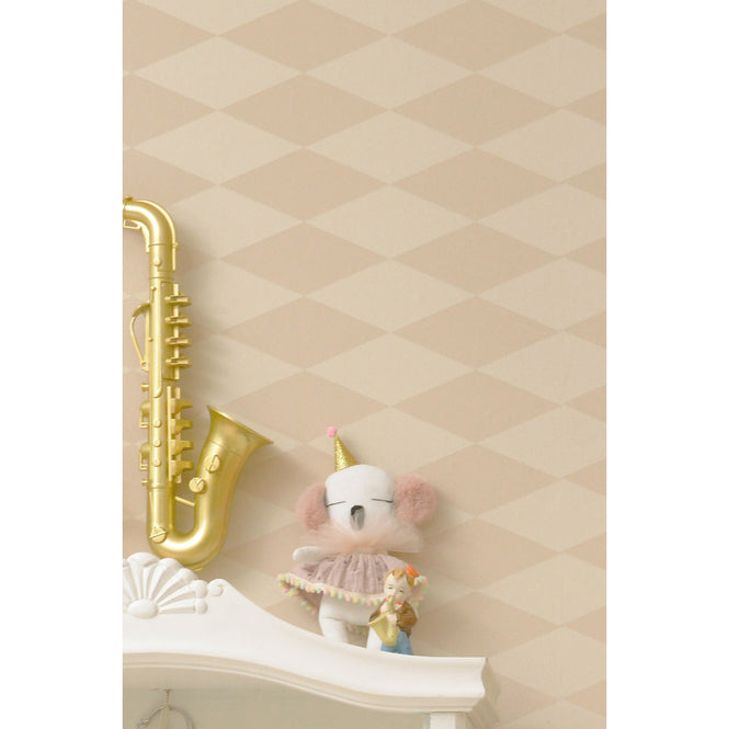輸入壁紙 Majvillan / the Poetry collection / Copenhagen beige pink 140-01