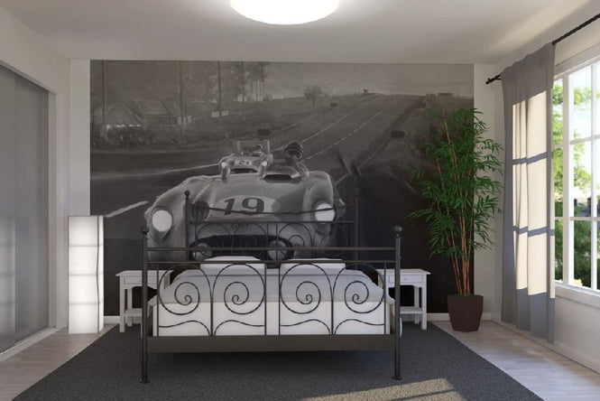 PHOTOWALL / Le Mans - b/w (e12025)