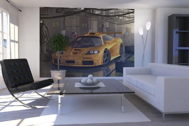 PHOTOWALL / Car in Le Mans Pit (e12076)