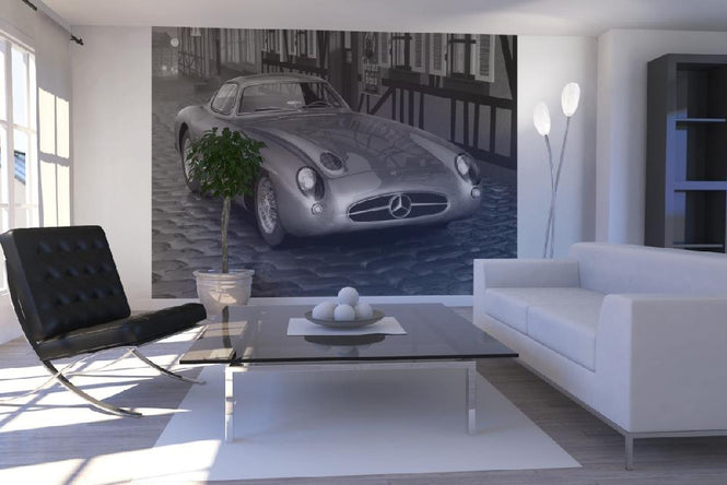 PHOTOWALL / 300SL in Stadt Mitte Trade mark BW (e12080)