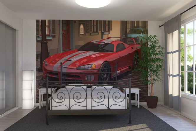 PHOTOWALL / Red Fast Car (e12091)