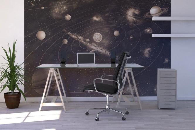 PHOTOWALL / Solar System - Sepia (e10036)